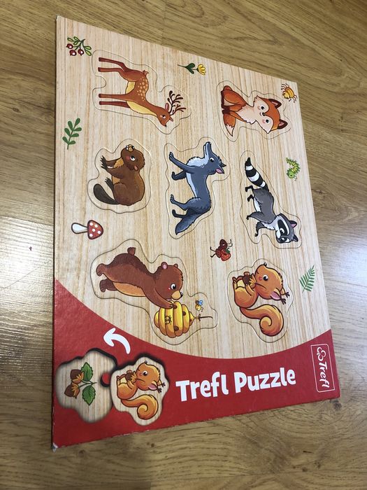 Układanka leśne zwierzęta