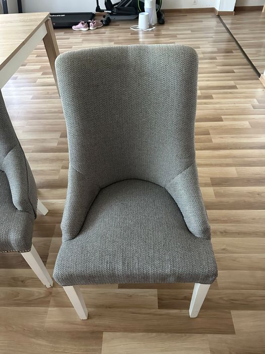 4 Krzesła  Glamour tapicerowane