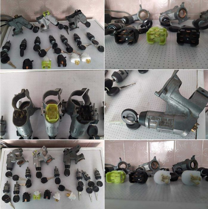 Ручки дверные замок дверей комплект Шаран Галакси Сеат Альхамбра Поло