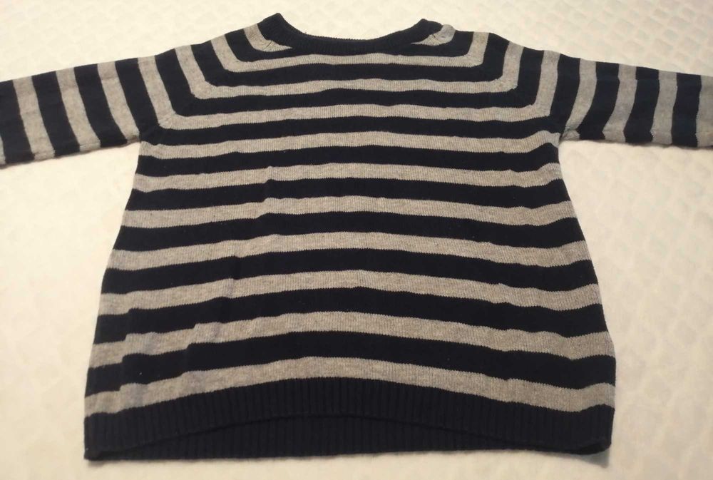 Bluza chłopięca, długi rękaw, Lupilu, 98-104, Paski (Odzież)