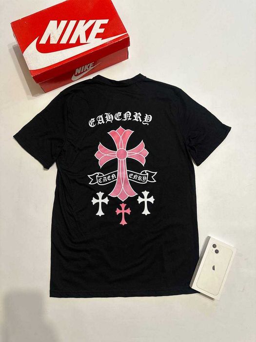 Футболка Chrome Hearts /  ХРОМ ХАРТС / Чорна Футболка Хром Хартс / Майка Хром Хартс