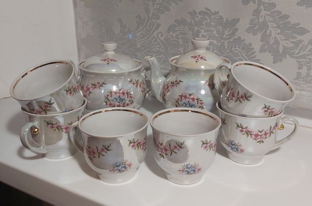 Перламутровый чайный набор