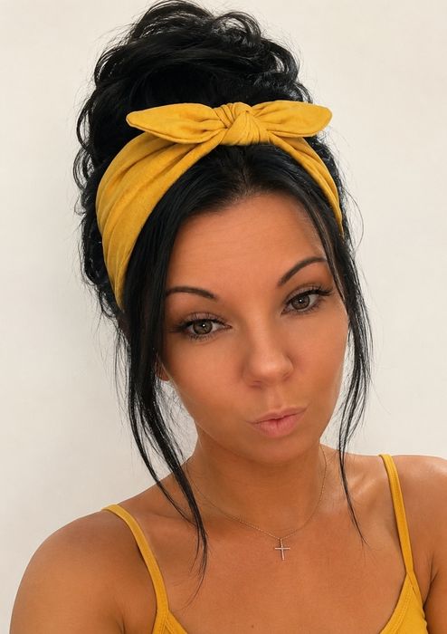 Opaska w stylu pin up girl