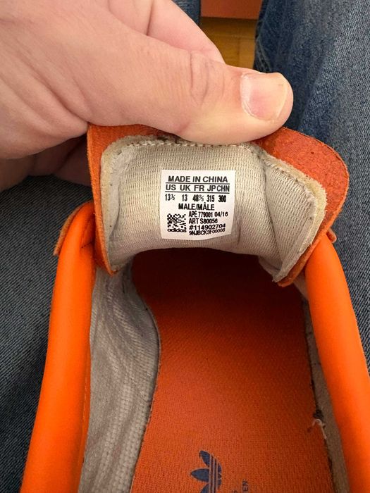 Tenis Adidas Topanga Laranja e Azuis - 48 2/3