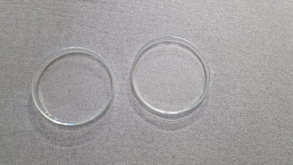 Szklany karmnik dla krewetek 2x