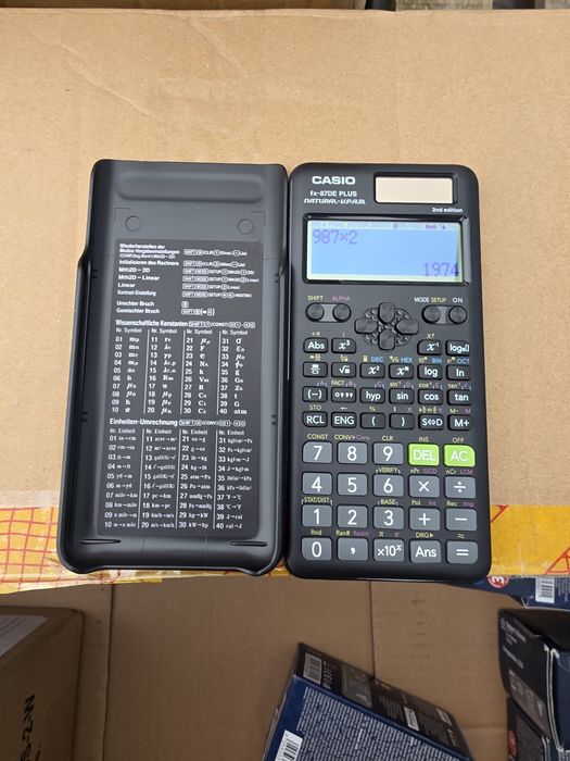 Науковий калькулятор casio fx-87 de plus 2nd edition