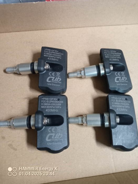 Czujniki ciśnienia opon uniwersalne