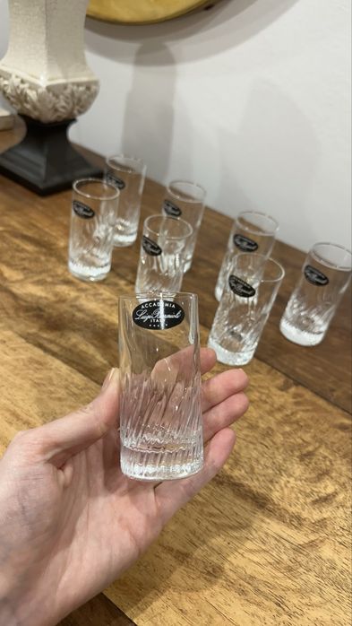 Conjunto de 8 copos com 7cl da linha Mixology - marca Luigi Bormioli