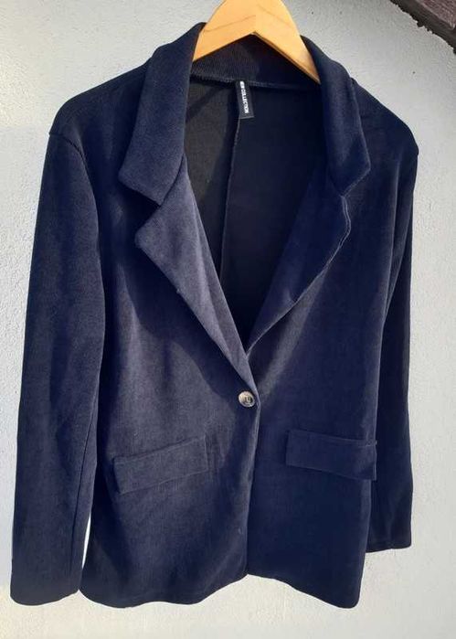 Włoska sztruksowa marynarka