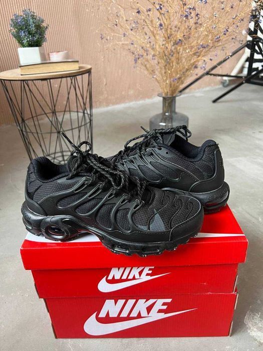 Мужские кроссовки Nike TN Terrascape Plus Triple Black Premium. 40-45