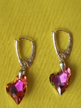 Kolczyki srebrne rękodzieło