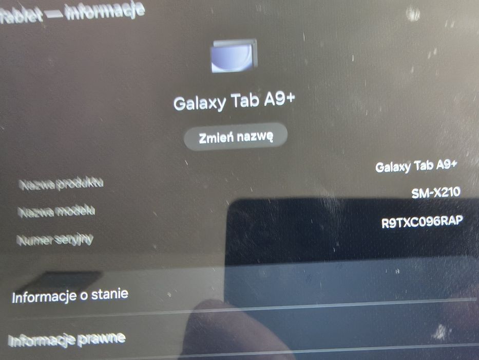Tablet Samsung Galaxy TAB A9 plus