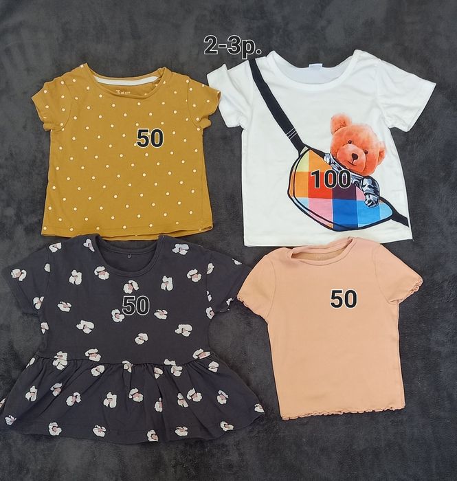 Літні шорти на 12-18 міс. 18-24 міс, 2-3 роки для дівчи