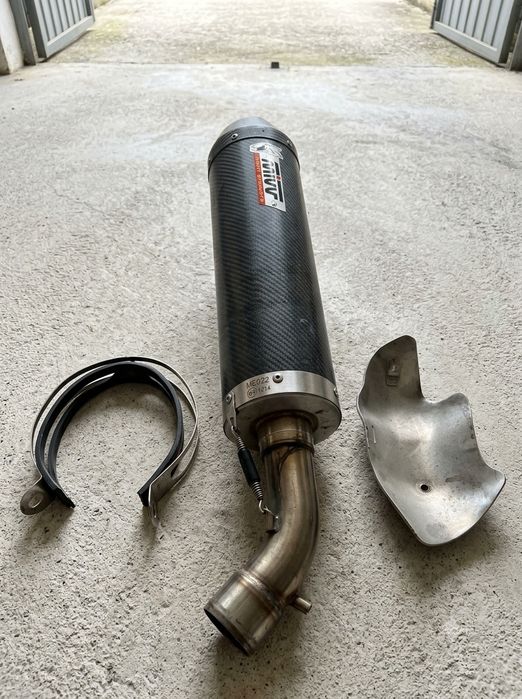 Escape / Ponteira Mivv Carbono para BMW K1200R / K1200S – Completo (Homologado