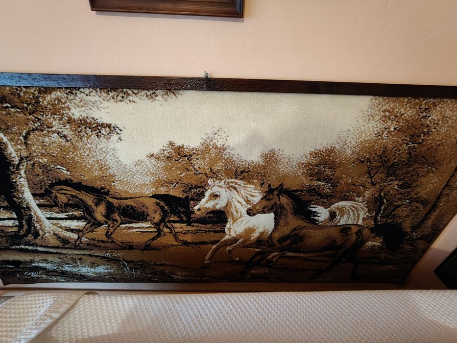 Makata, gobelin, dywan na ścianę, galop