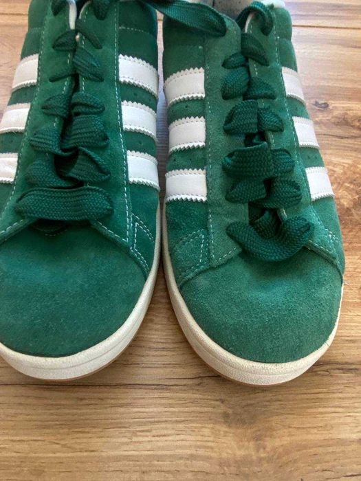 Adidas Campus оригінал зелені замшеві кросівки 47 розмір