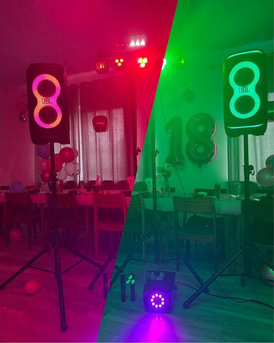 Wynajem nagłośnienia i oświetlenia, dymiarka, karaoke / JBL Stage 320