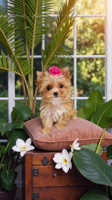 **Unikatowa** xxs Księżniczka prawdziwa Tea Cup Yorkshire Terrier