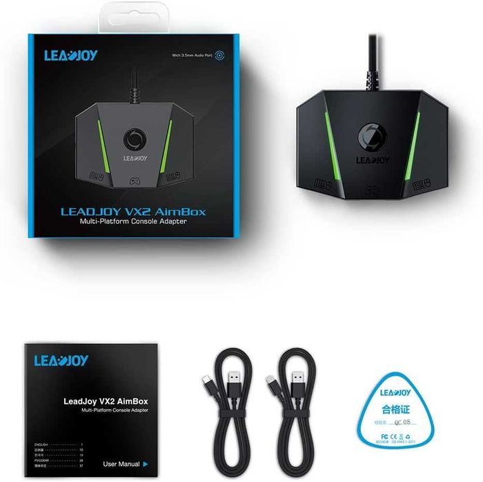 Leadjoy VX2 AimBox Adapter Klawiatura mysz XBOX PSP NINTENDO Konsola
