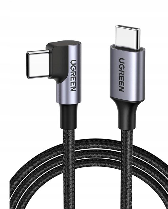 Ugreen Mocny Kabel Przewód Usb Typ C Do Usb Typc Kątowy 60W 3A 3M