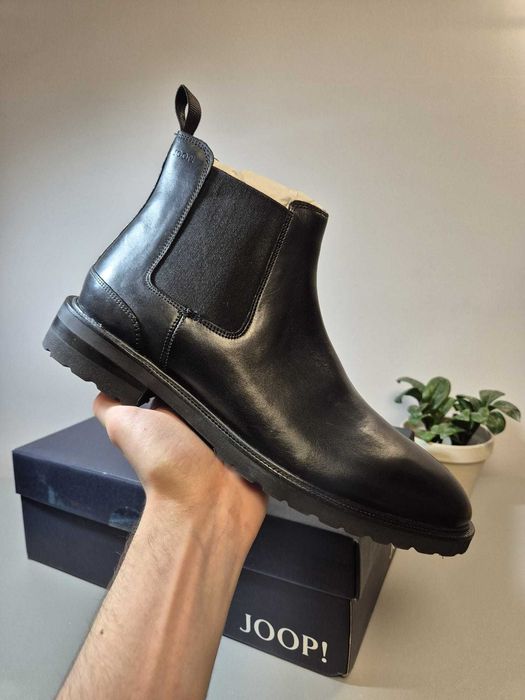 Skórzane sztyblety JOOP! Danilo Premium Leather 43 NOWE