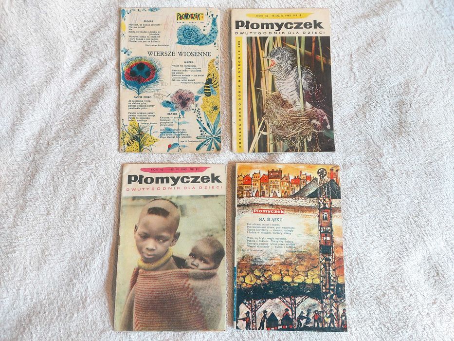 Stara Gazeta Płomyczek z roku 1961 i 1963 nr 8, 11