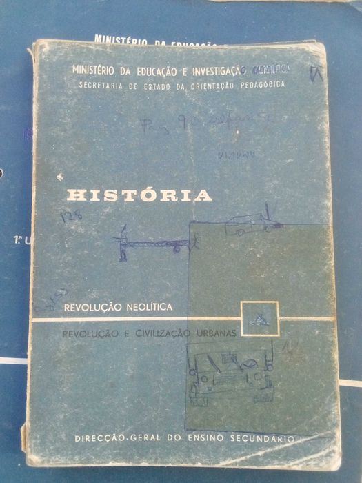 livros escolares de historia e outros