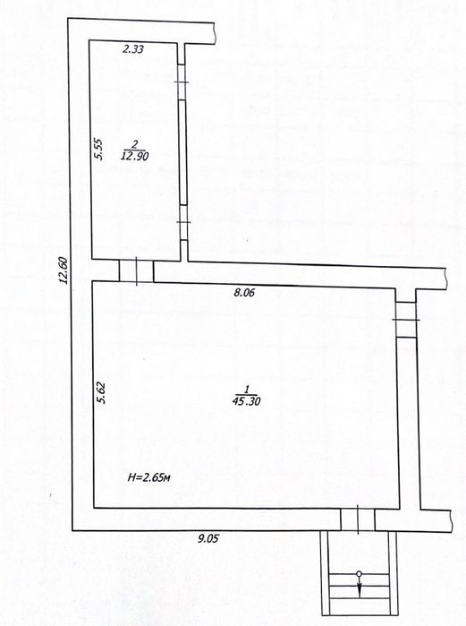 Оренда приміщення 173 кв
