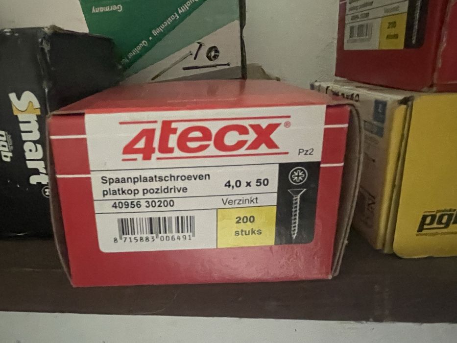 Wkręty do płyt/drewna 4,0 x 50 Pz2 200 sztuk