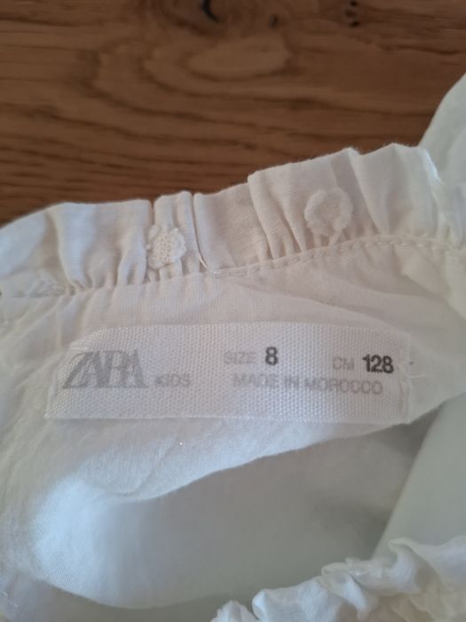 Bluzka dziewczęca elegancka zara 128