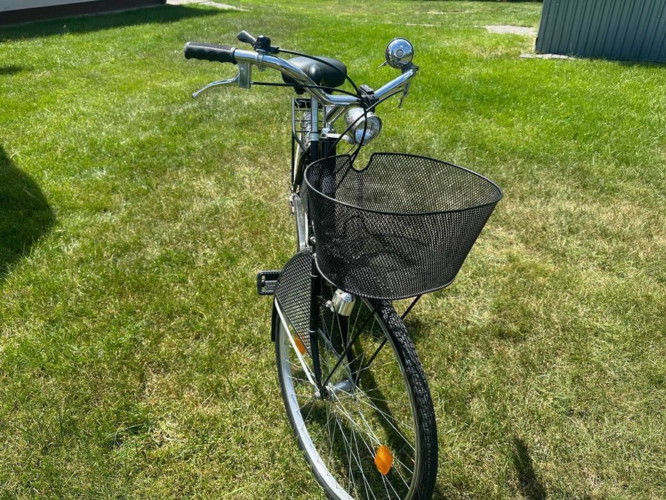 Rower używany z koszykiem