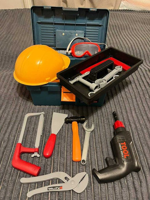 Walizka skrzynka z narzędziami dla dzieci