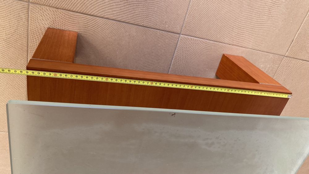 Mesa centro cerejeita c/ vidro64585165190146124