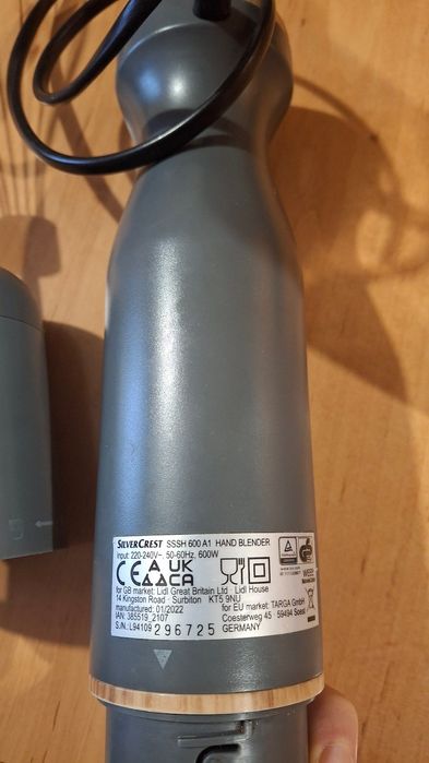 Zestaw do ubijania blender SilverCrest