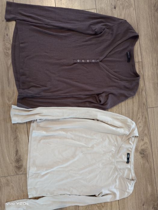 2 pak. Bluzki damskie z długim rękawem. Mohito. S-M. Wysyłka.