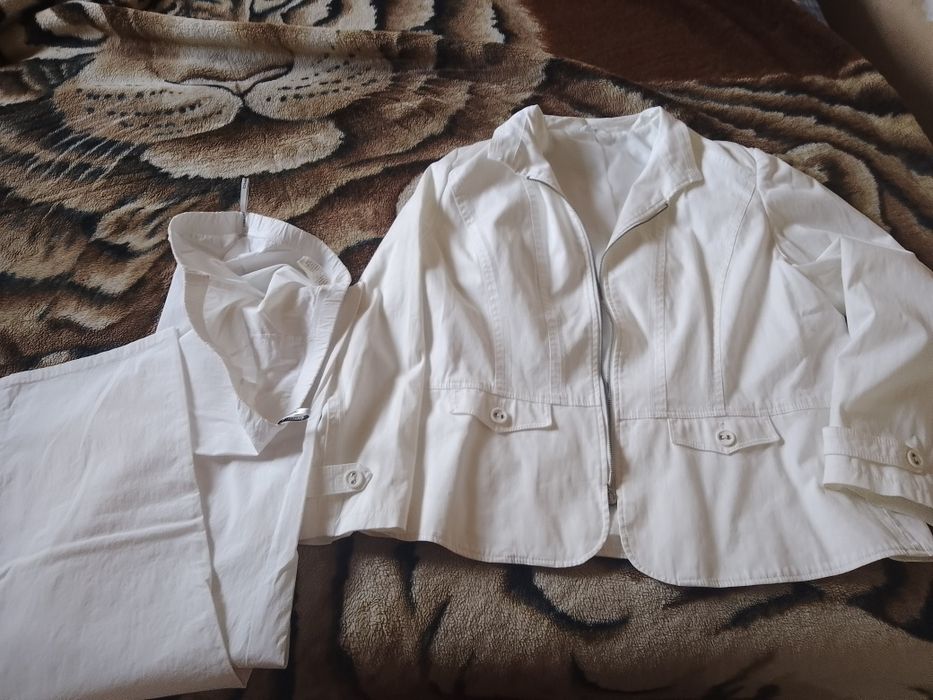 Стільний жіночий брючний комтюм