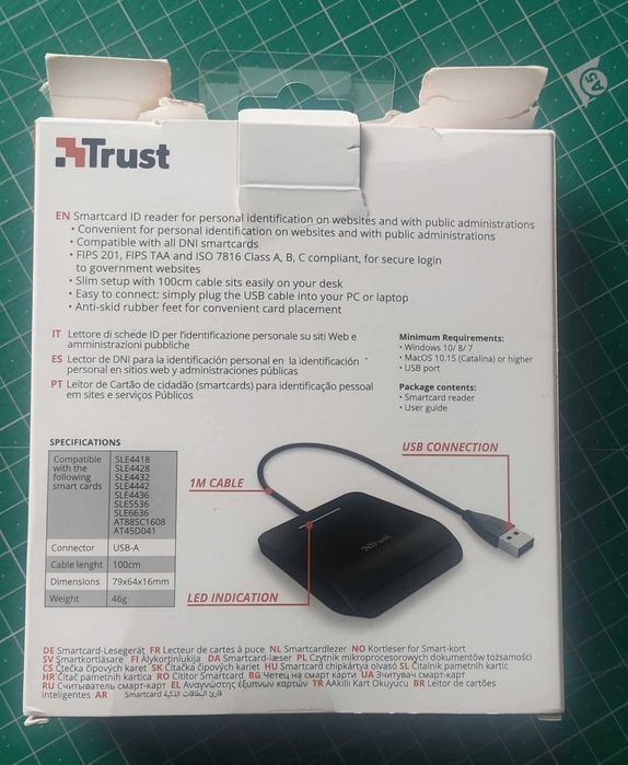 Leitor de cartões de cidadão - Novo