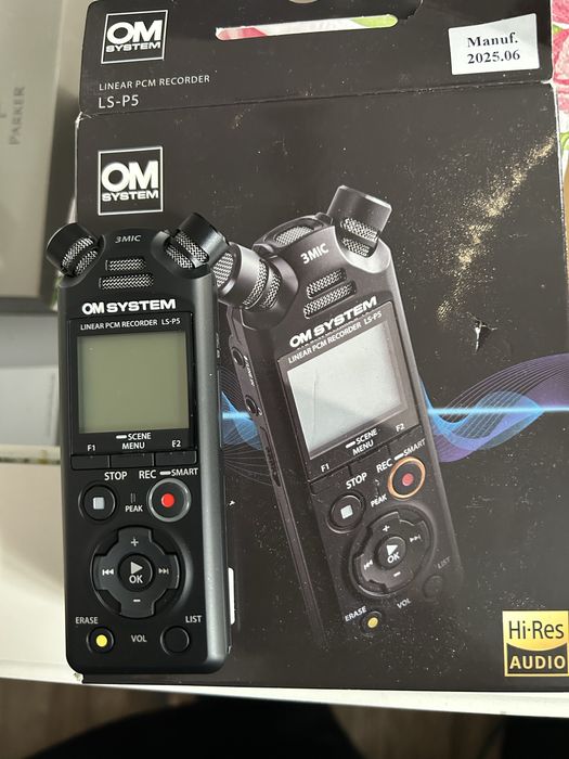 OM LS-P5 dyktafon recorder