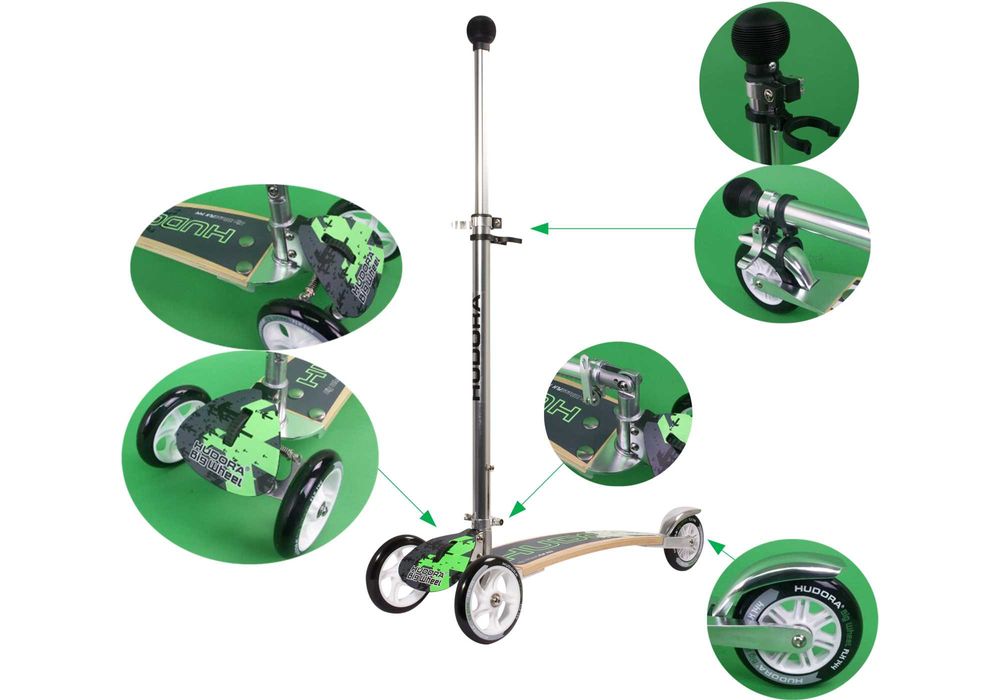 Hulajnoga z deskorolką Kickboard FLX 144 Hudora Demo