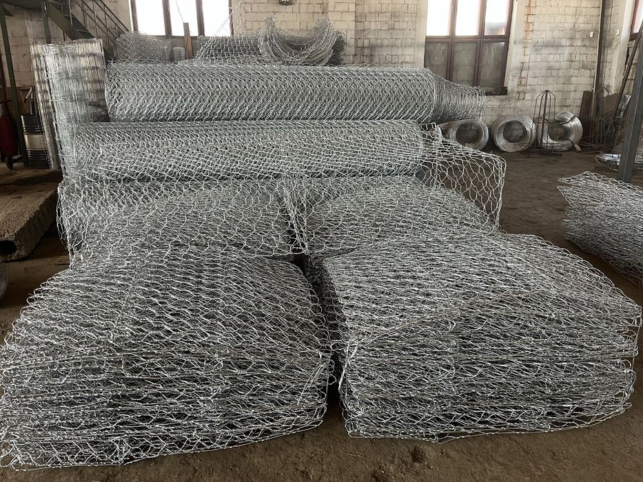 Сітка оцинкована та габіонні конструкціі. Дріт оцинкований