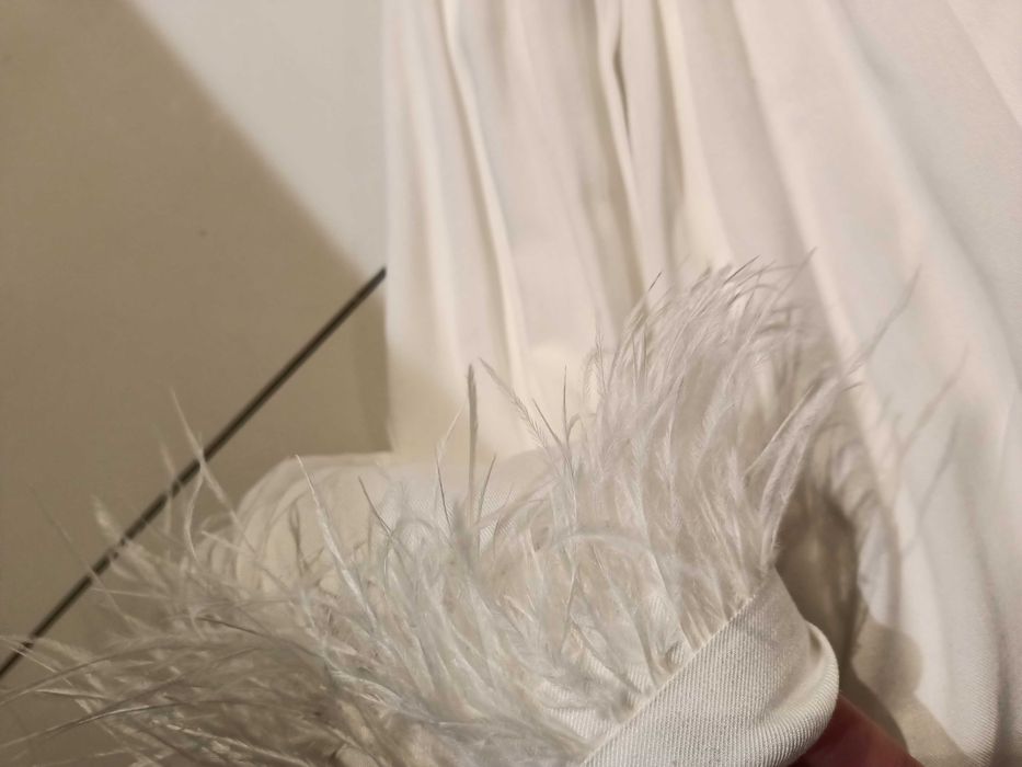 Bluzka biała pióra max mara