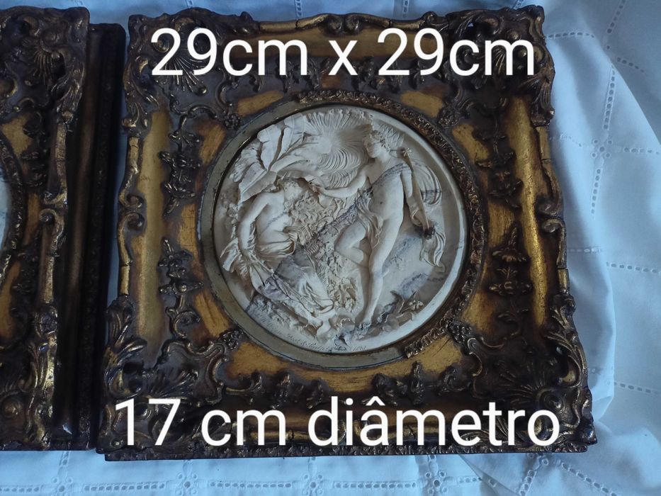 Placas Mármore Emolduradas Edward William Wyon