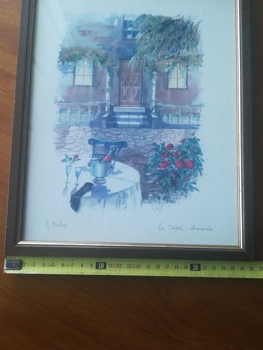 Moldura com Desenho Jardim