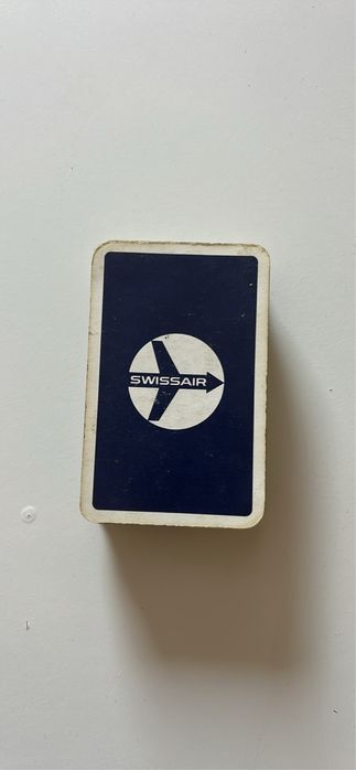 Baralho de cartas da Swissair