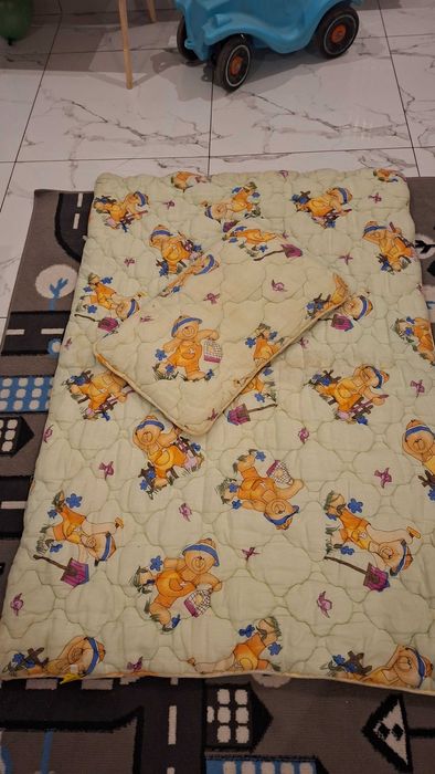 Łóżeczko drewniane dzieciiece 120x60