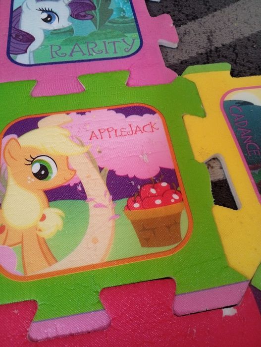 Puzzle piankowe duże 8szt My Little Pony dla dzieci