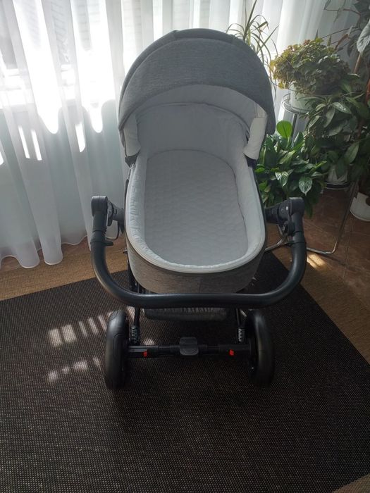 Коляску Adamex Luciano 2в1 сіра