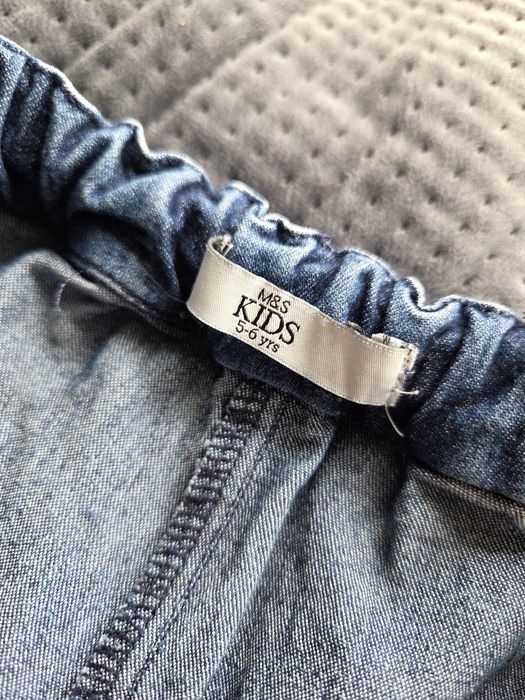 Krótkie spodenki miekki jeans M&S Marks&Spencer r. 116cm 5- 6lat