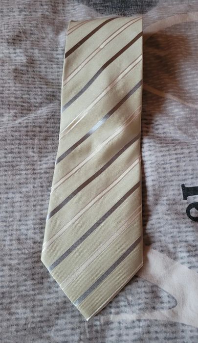 Żakardowy krawat z jedwabiu Milanówek