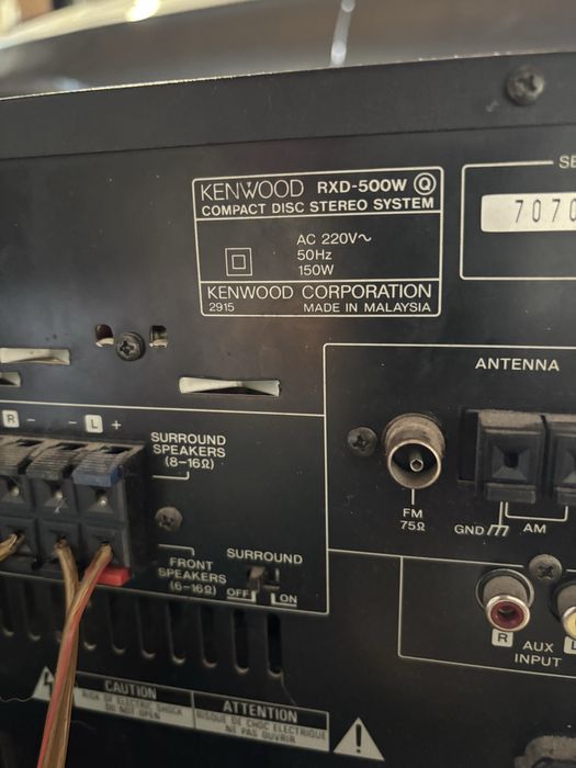 Wieża kenwood RXD500